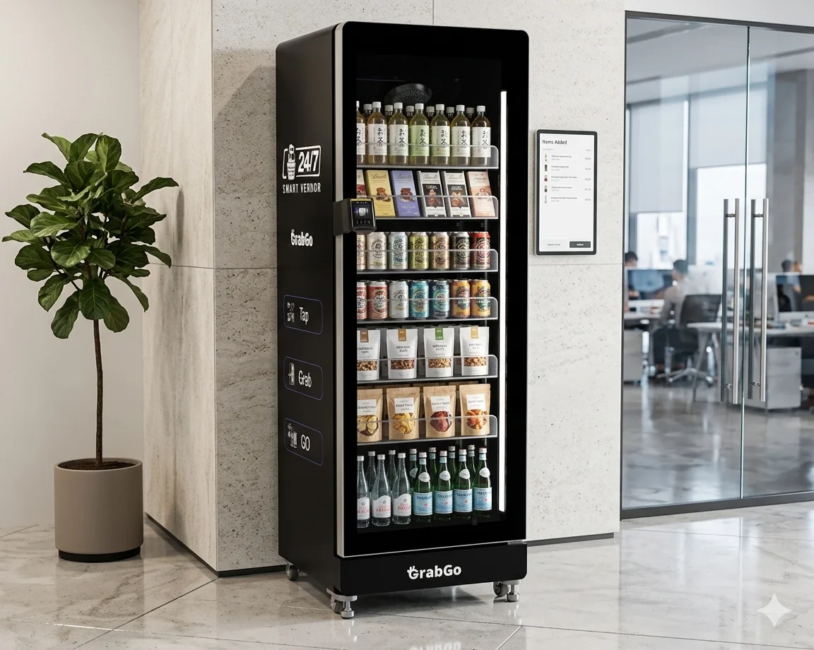 Halo Mini smart vending cabinet